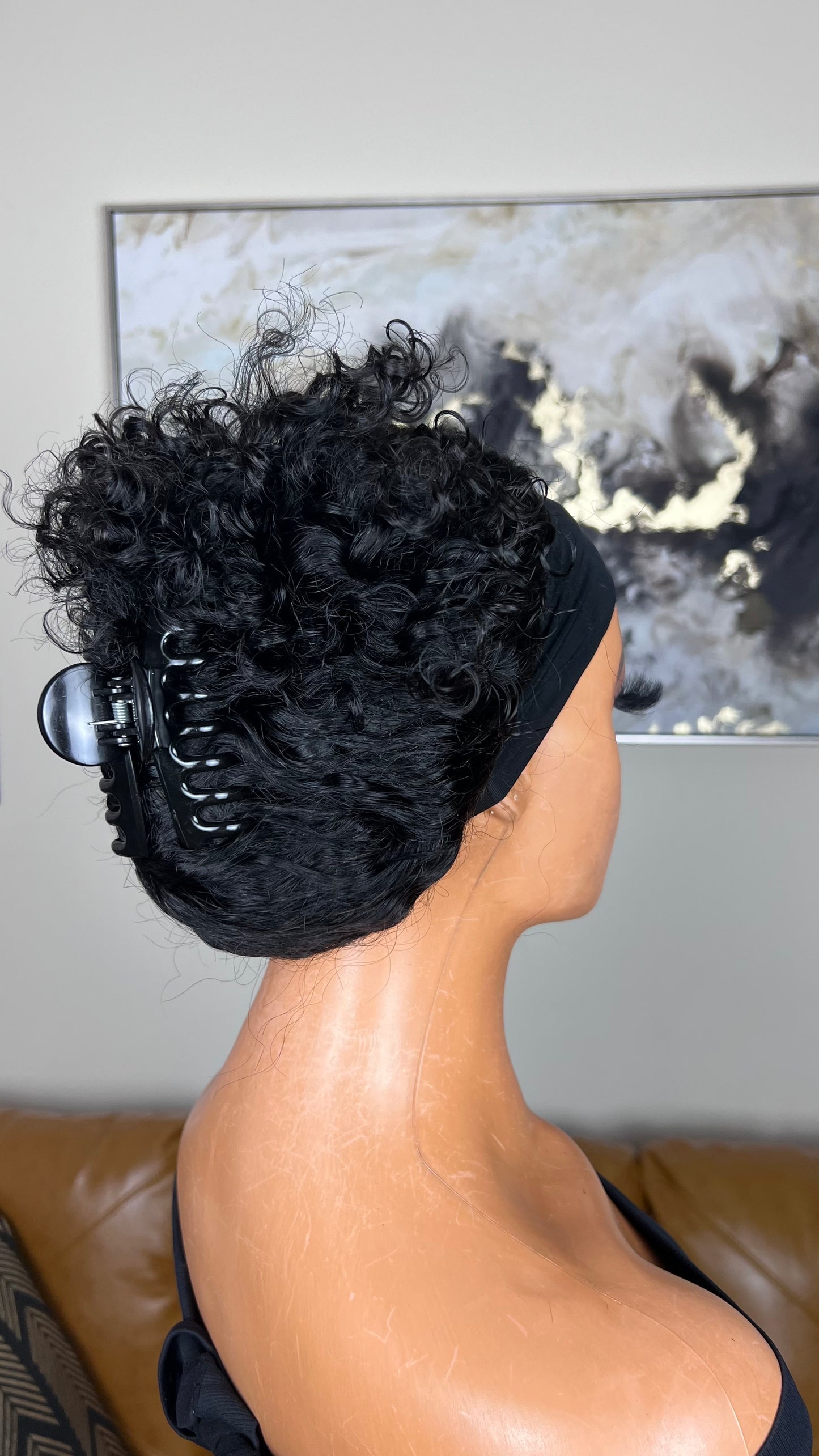 Deep Curly Headband Wig