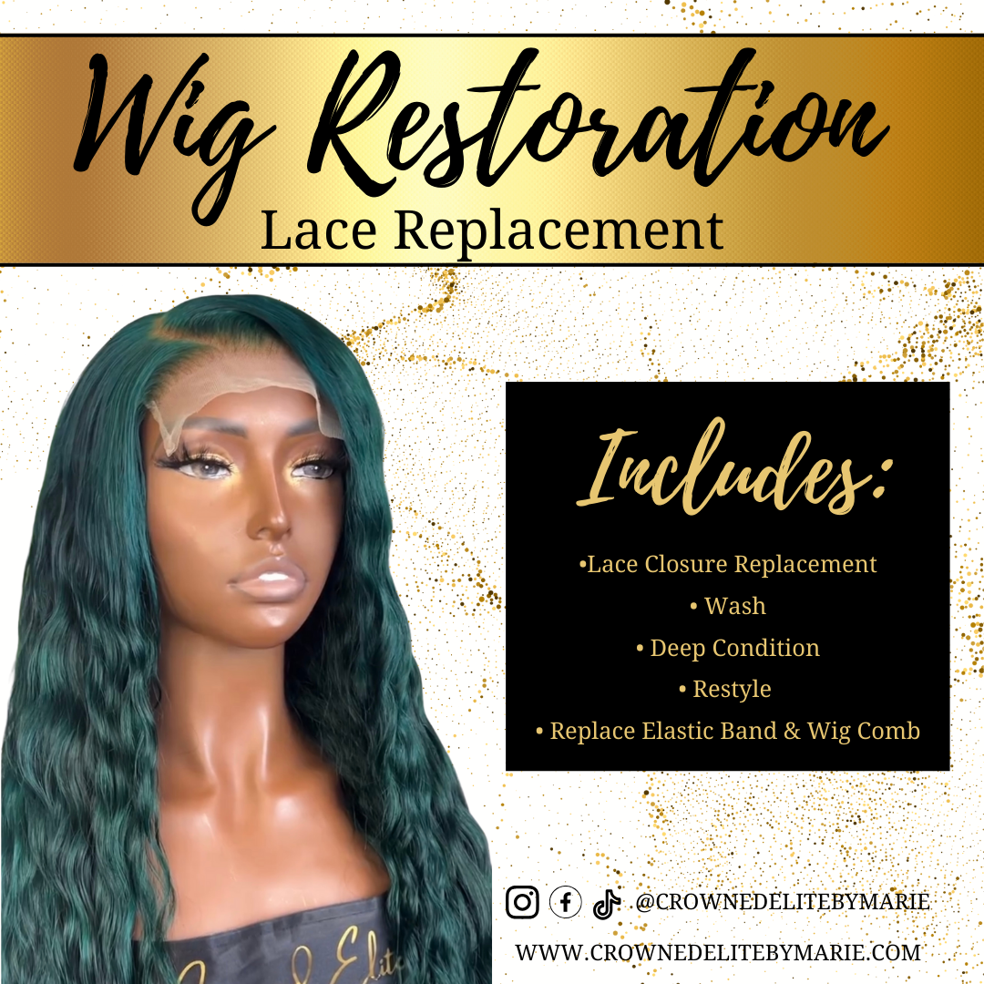 Wig Restoration (Lace Replacement)